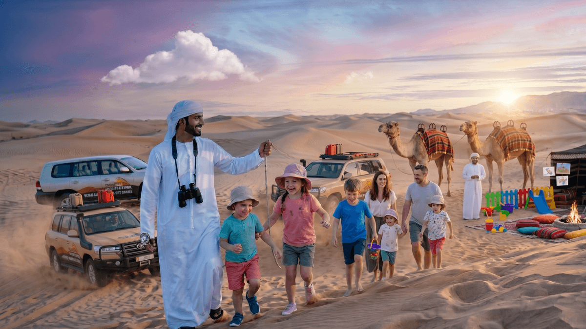 Best Abu Dhabi Kids Friendly Evening Desert Safari - Abu Dhabi | Khat Tourism